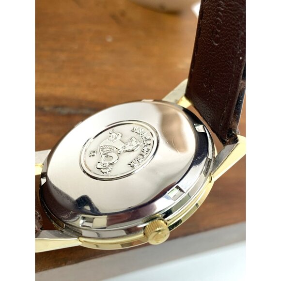 Omega Seamaster 166.03 Men's Watch Vintage 1965 Swiss Automatic Gold Tone 34mm - Picture 5 of 14